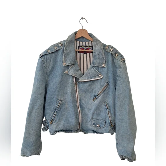 Studded Denim Jacket - Picture 2 of 14